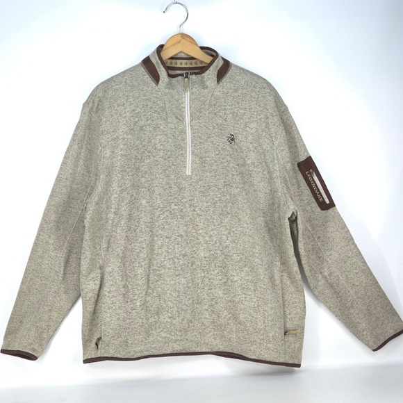 Legendary Pullover Men 2XL Original Deer Gear 1/4 Zip Fleece Golf Outdoor Preppy - Picture 1 of 14